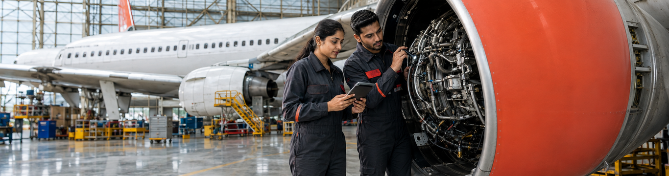 Aircraft engineering professionals